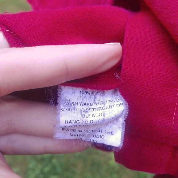 90's 💯 linen oversized shirt - Picture 4 of 6